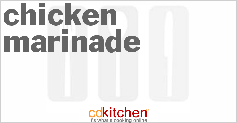 Zesty Tomato-Plum Chicken Marinade - CDKitchen.com