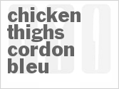 recipe for chicken thighs cordon bleu