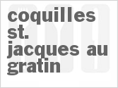 recipe for coquilles st. jacques au gratin