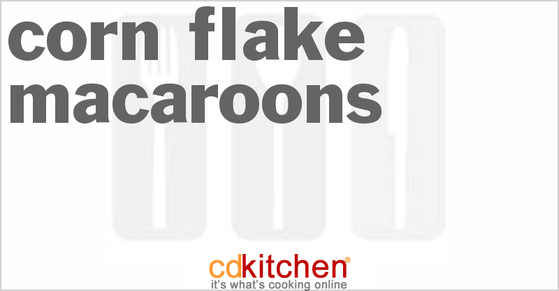 Corn Flake Macaroons - CDKitchen.com