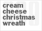 recipe for cream cheese christmas wreath