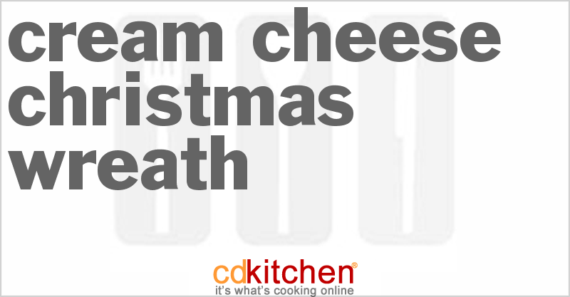 Cream Cheese Christmas Wreath Recipe | CDKitchen.com