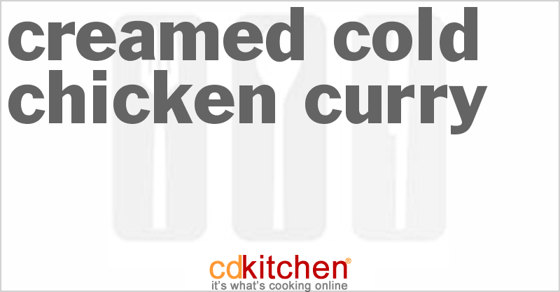 Creamed Cold Chicken Curry - CDKitchen.com