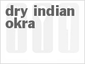 recipe for dry indian okra