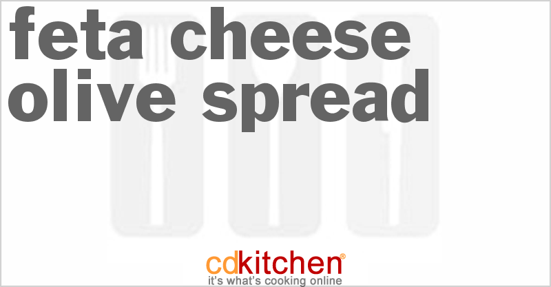 Feta Cheese-Olive Spread - CDKitchen.com