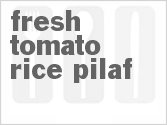recipe for fresh tomato rice pilaf