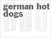 recipe for german hot dogs