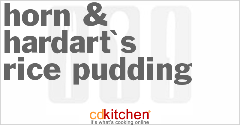Horn & Hardart's Rice Pudding - CDKitchen.com