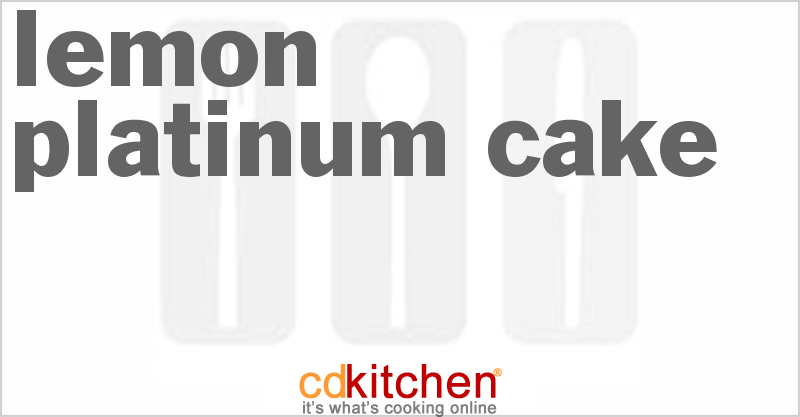 Lemon Platinum Cake - CDKitchen.com