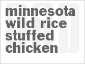 recipe for minnesota wild rice stuffed chicken