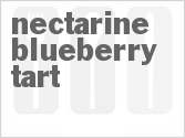 recipe for nectarine blueberry tart