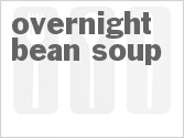 recipe for overnight bean soup