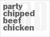recipe for party chipped beef chicken