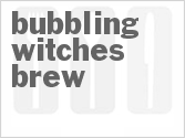 recipe for party punch: bubbling witches brew