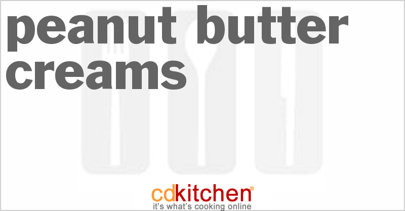 Peanut Butter Creams - CDKitchen.com