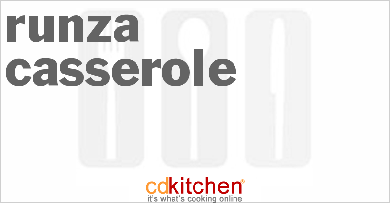 Runza Casserole - CDKitchen.com