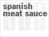 recipe for spanish meat sauce