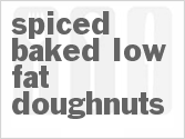 recipe for spiced baked low fat doughnuts