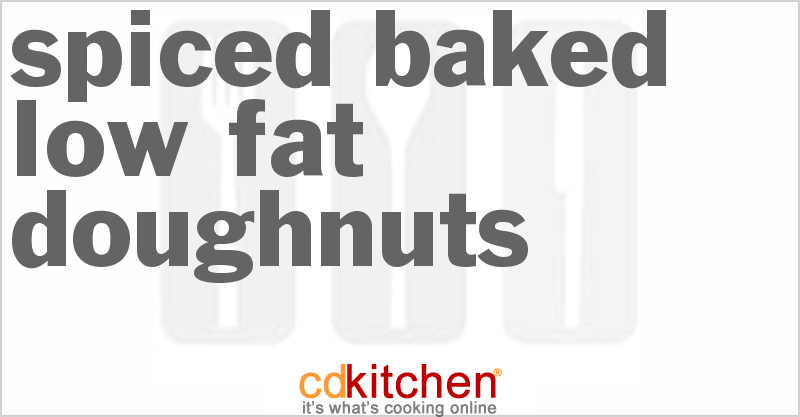 Spiced Baked Low Fat Doughnuts - CDKitchen.com