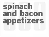 recipe for spinach and bacon appetizers