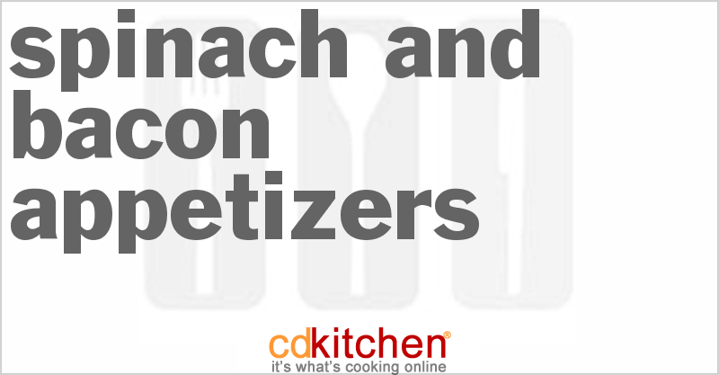 Spinach and Bacon Appetizers - CDKitchen.com