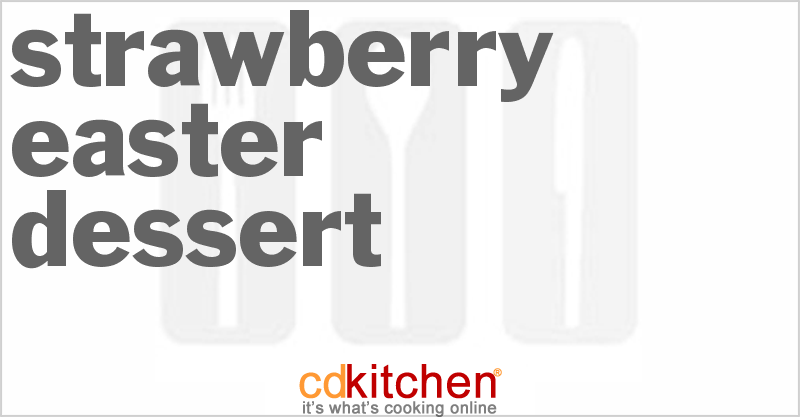 Strawberry Easter Dessert - CDKitchen.com