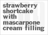 recipe for strawberry shortcake with mascarpone cream filling