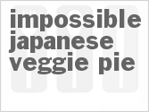 Impossible Japanese Veggie Pie