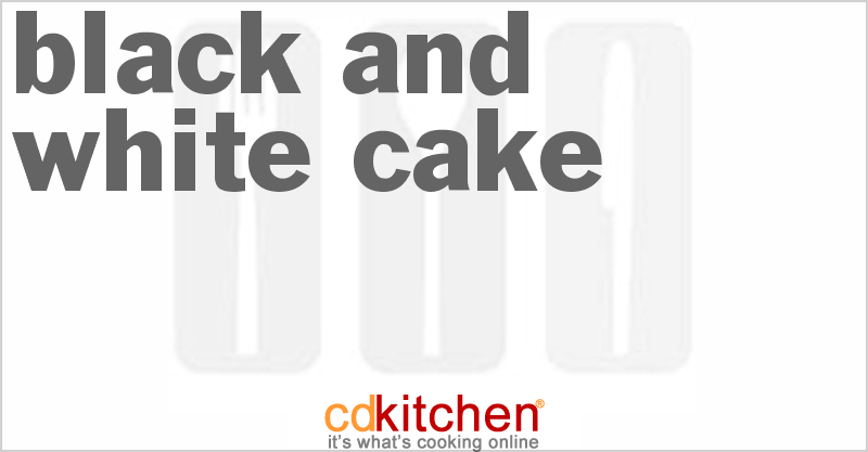 Black And White Cake - CDKitchen.com