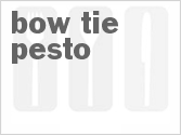 recipe for bow tie pesto