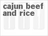 recipe for cajun beef and rice