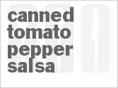 recipe for canned tomato-pepper salsa