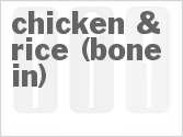 recipe for chicken & rice (bone in)
