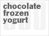 recipe for chocolate frozen yogurt