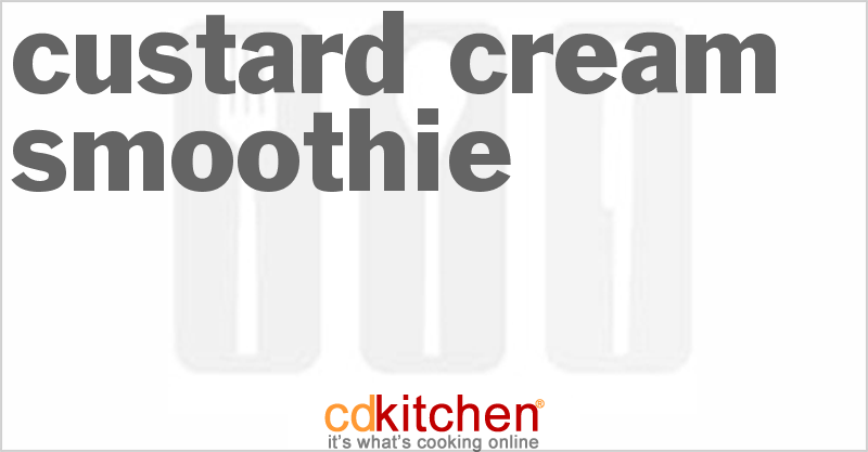 Custard Cream Smoothie - CDKitchen.com