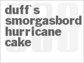 recipe for copycat duff's smorgasbord hurricane cake