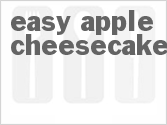 recipe for easy apple cheesecake