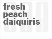 recipe for fresh peach daiquiris