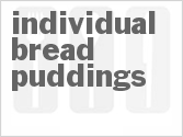 recipe for individual bread puddings