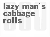 recipe for lazy man's cabbage rolls