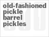 recipe for old-fashioned pickle barrel pickles