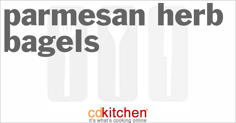Parmesan-Herb Bagels - CDKitchen.com