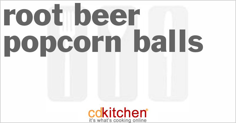Root Beer Popcorn Balls - CDKitchen.com