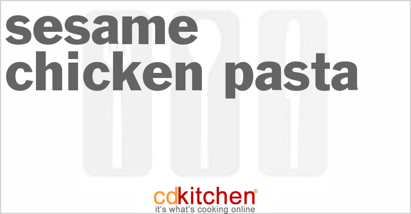 Sesame Chicken Pasta - CDKitchen.com