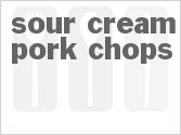 recipe for sour cream pork chops