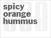 recipe for spicy orange hummus