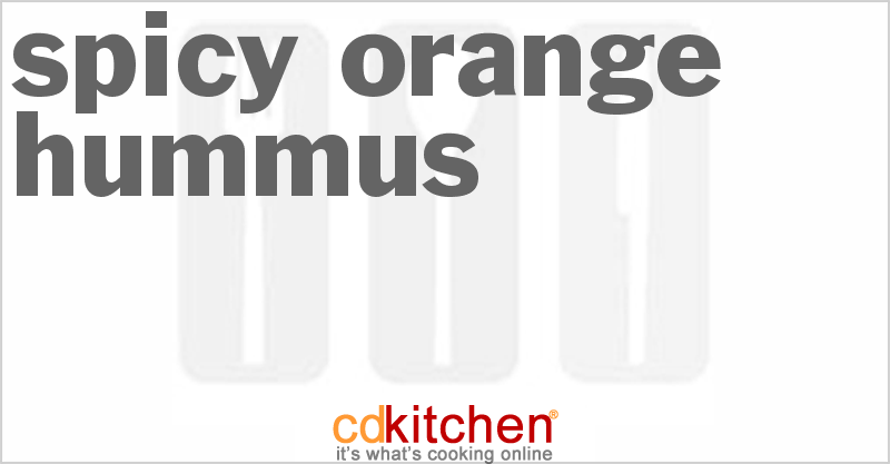 Spicy Orange Hummus - CDKitchen.com
