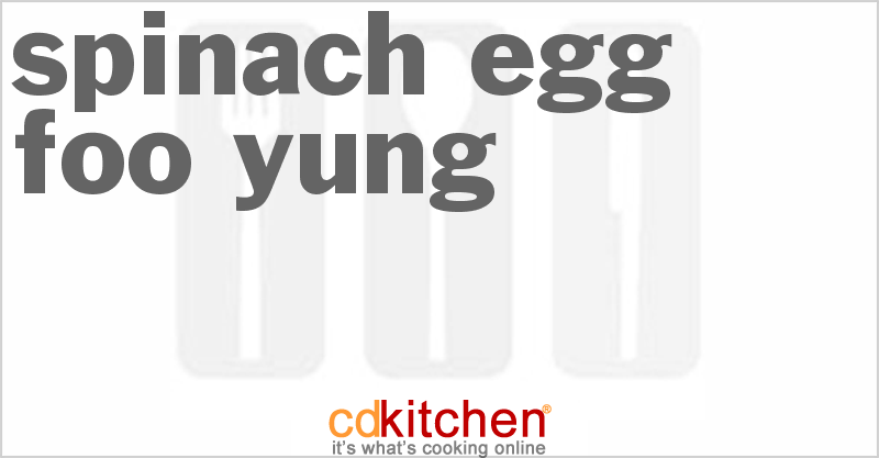 Spinach Egg Foo Yung - CDKitchen.com