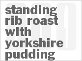 recipe for standing rib roast with yorkshire pudding