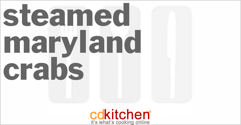 Steamed Maryland Crabs - CDKitchen.com